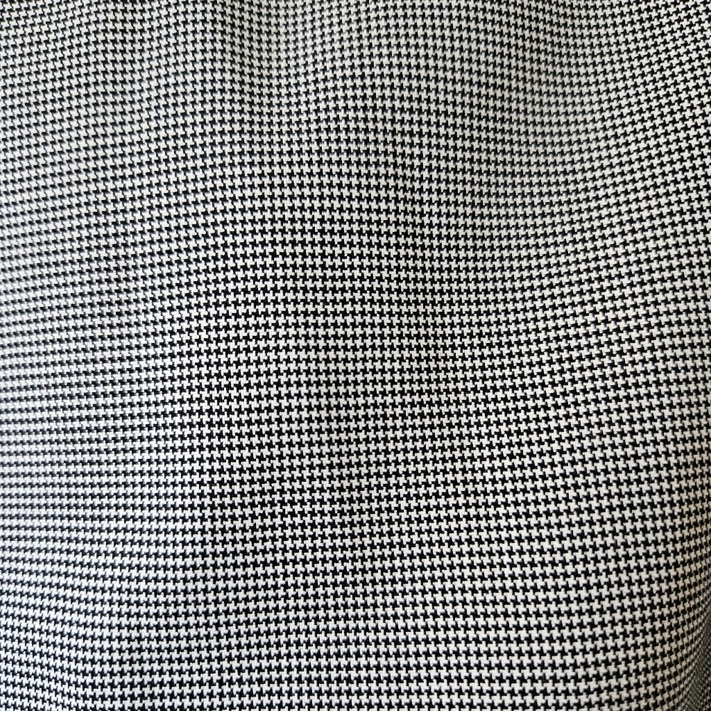 Akris Punto Micro Houndstooth Pencil Skirt Black White Size 6 - Picture 8 of 8